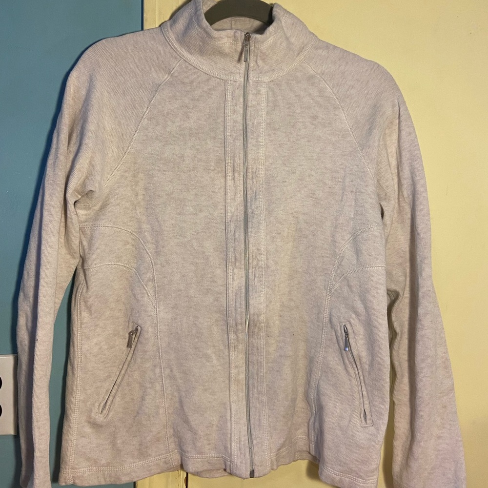 Kirkland White Zip-Up Sweatshirt